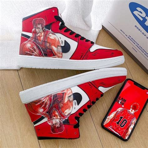 Slam Dunk Hanamichi Sakuragi High Top Shoes / Sneakers – AnimeGo Store