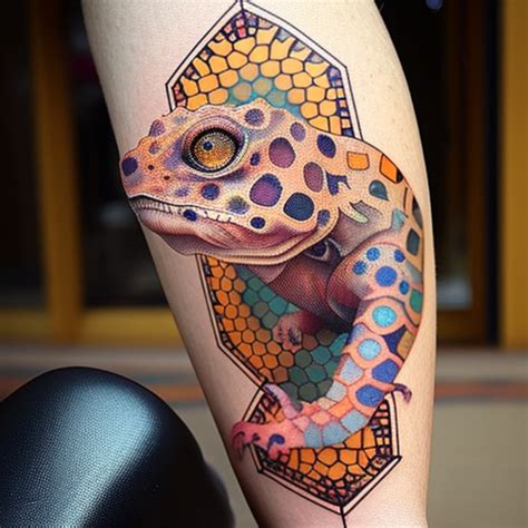 53 Leopard Gecko Tattoo Ideas - TattooClue.com