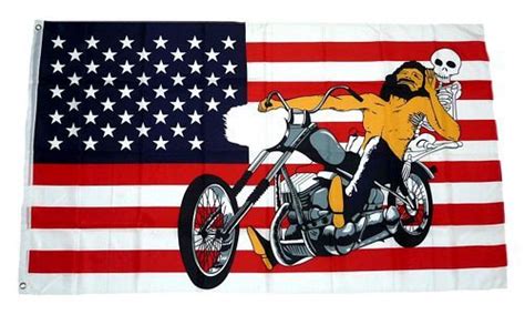 Flagge Fahne Usa Motorrad Chopper X Cm Diverses Fun