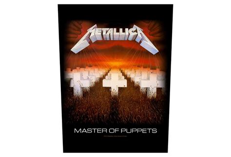 Metallica Master Of Puppets Printed Back Patch