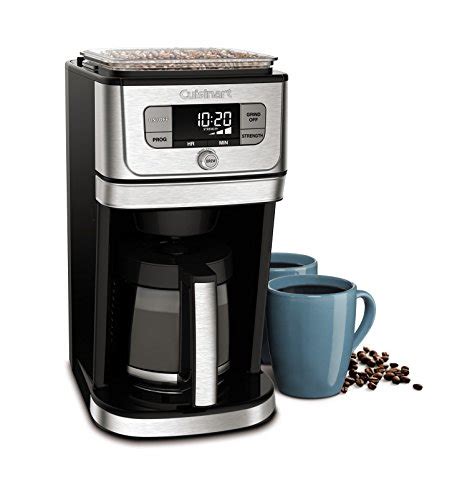 Cuisinart Dgb 800 Burr Grind And Brew Automatic Coffeemaker 12 Cup Silver Best Automatic