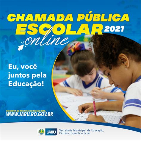 Chamada Escolar Online Para No Ano Letivo De 2021 Em Jaru Será Até 16