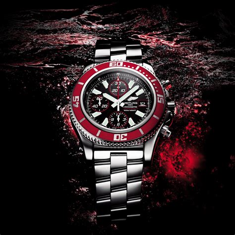 OceanicTime: BREITLING Superocean Chronograph II RED