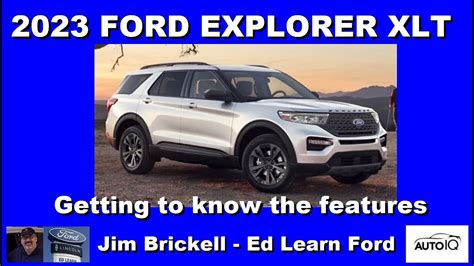 Getting To Know Your 2023 Ford Explorer Xlt Features Explained Youtube