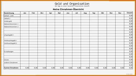 Excel Tabelle Einnahmen Ausgaben Vorlage Fabelhaft Excel Tabelle