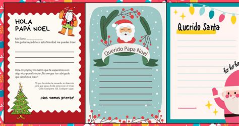 PRECIOSAS CARTAS PARA PAPÁ NOEL Imagenes Educativas