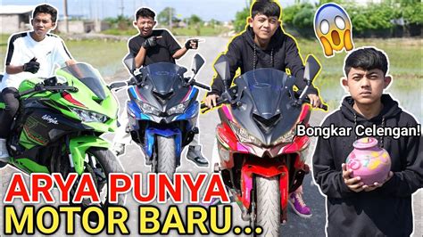 ARYA BONGKAR CELENGAN DEMI BELI MOTOR KAYAK ARIK DAN SAPUTRA KASIHAN