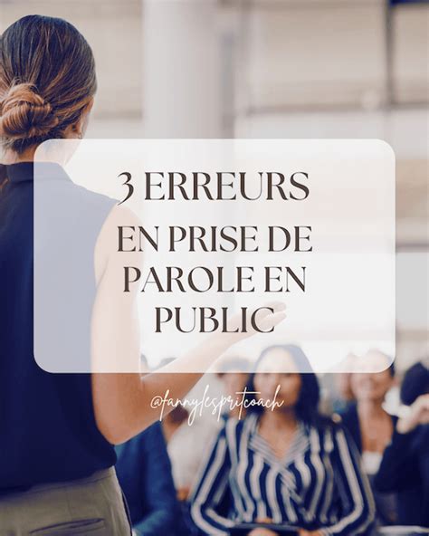 Conseils Pour Une Prise De Parole En Public Sans Stress Fanny Lesprit