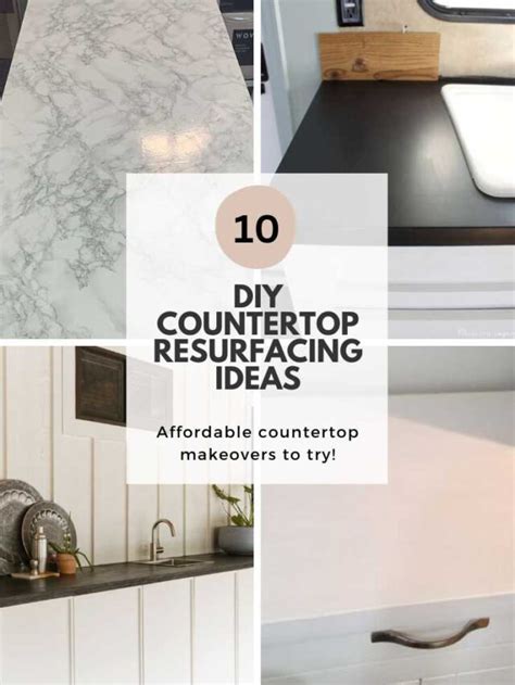 10 Best DIY Kitchen Countertops Resurfacing Ideas