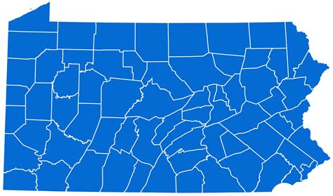 Printable Maps Of Pennsylvania