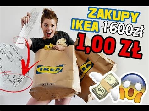 ZAKUPY W IKEA za 1 PLN zamiast 1600zł YouTube