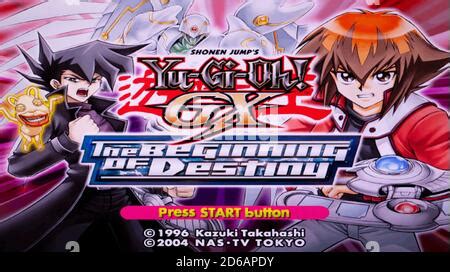 Yu Gi Oh GX The Beginning Of Destiny Sony Playstation 2 PS2