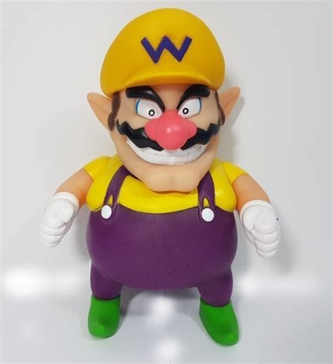 Boneco Super Mario Bros Wario Grande Cm Colecionador Mercadolivre