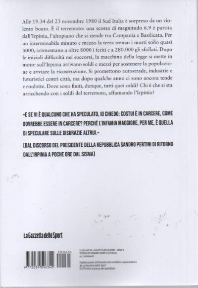 Storia Dei Grandi Segreti D Italia L Irpiniagate Di Elisa Ghidini N