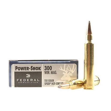 Federal Power Shok 300 Win 150 Grain Jsp 20 Rounds Rifle Ammo Kinsey