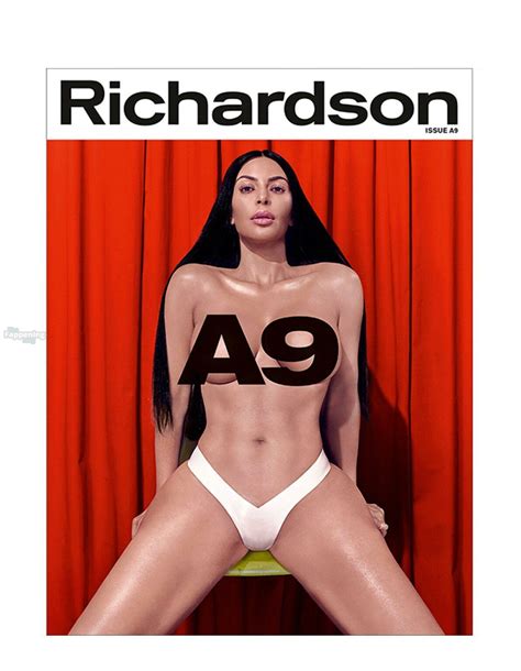 Kim Kardashian Nude Sexy Richardson Magazine A9 Issue 12 Photos