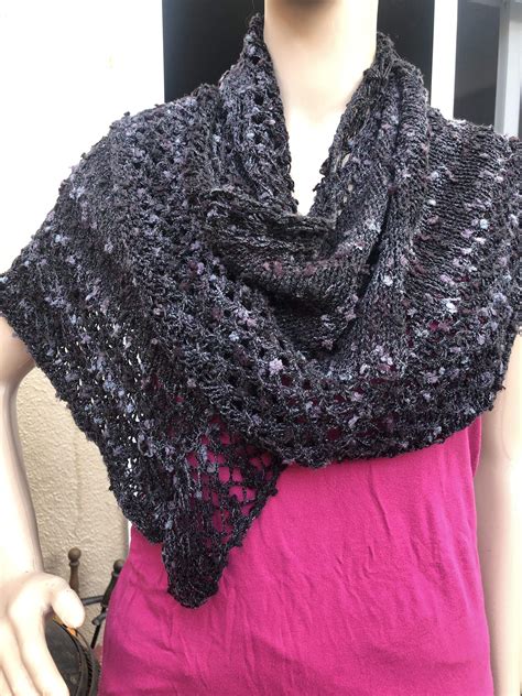 Half Pi Lace Edge Shawl Pdf Pattern