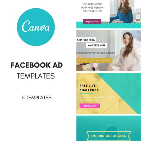 Facebook Ad Canva Templates - Etsy