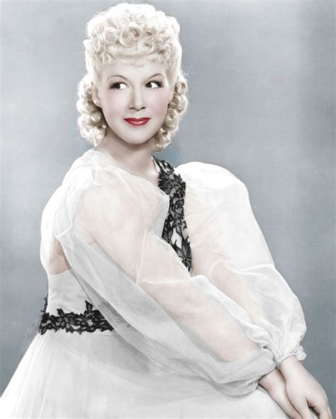 Betty Hutton Color By Brendajm Famous Blondes Beautiful Female