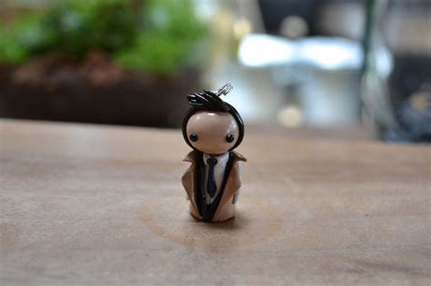 Castiel Polymer Clay Figurine Necklace Etsy Listing Coming Soon