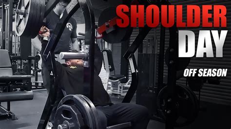 Shoulder Workout OffSeason YouTube