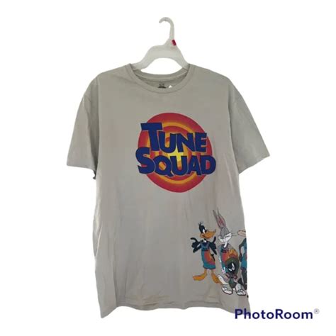 TUNE SQUAD LOONEY Tunes Space Jam A New Legacy T Shirt Brown Mens