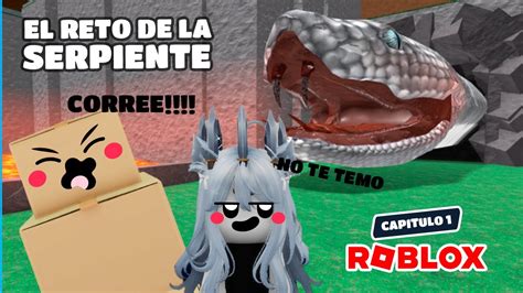 Probando Juego En Roblox Llegamos Al Final El Reto De La Serpiente