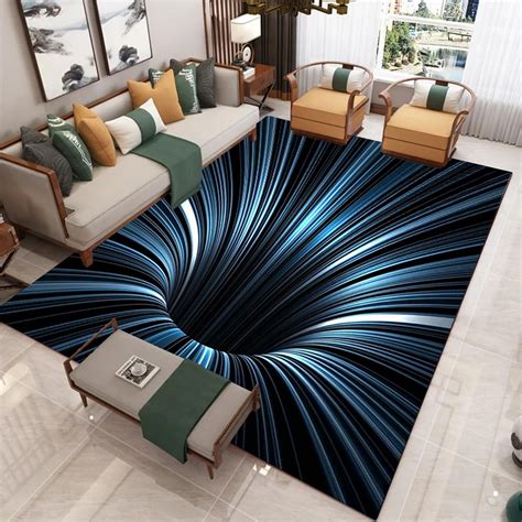 Optical Illusion Rugs Living Room D Illusion Living Room Rug D