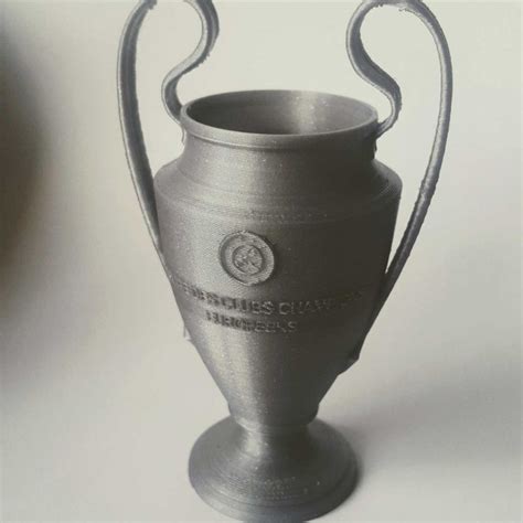 3D Printable UEFA Champions League Cup By Pawel Szczeszek