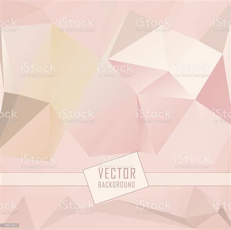 Pink Polygonal Background Stock Illustration Download Image Now