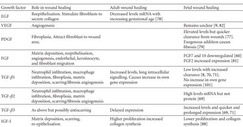 PDF A Review Of Fetal Scarless Healing Semantic Scholar