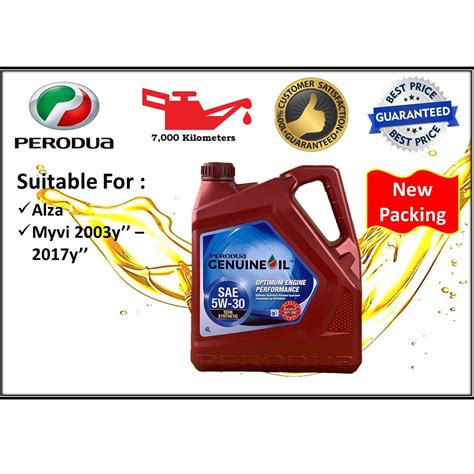 Perodua W L Semi Synthetic Engine Oil W Liter Minyak Enjin Api