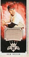 Ken Boyer Player Used Bat Patch Baseball Card St Louis Cardinals