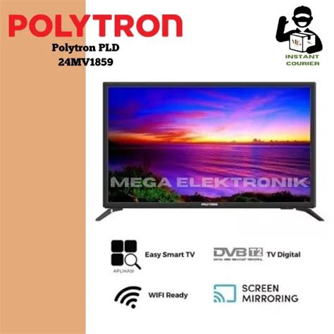 Polytron Pld Mv Easy Smart Digital Tv Inch Khusus Jabodetabek