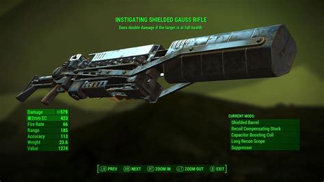 M72 Gauss Rifle Replacer To Vanilla Gauss Rifle At Fallout 4 Nexus