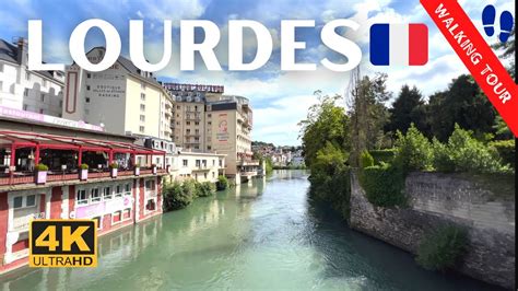 Lourdes France Walking Tour K Ultra Hd Fps Youtube