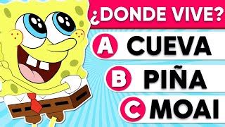 Cuánto Sabes de BOB ESPONJA Adivina el Personaje Doovi