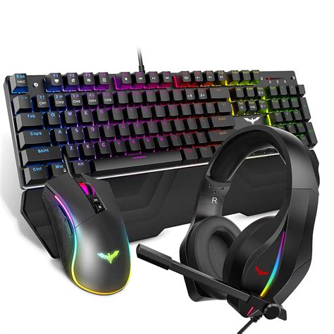 Amazon Havit Wired Mechanical Gaming Keyboard Mouse Headset Combo