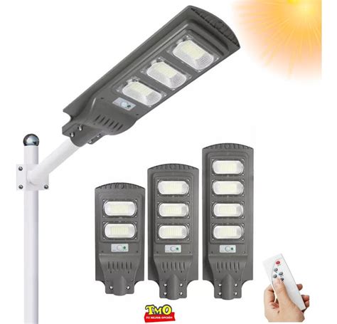 Farol Reflector Led Solar Luminaria Exterior Control Brazo TMO