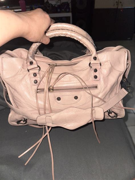 Balenciaga Nude Pink Original LEATHER Size P 35 T 24 L 15 Barang