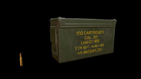 Metal ammo crate Low-Poly - Download Free 3D model by Aleksandr Tretiak ...