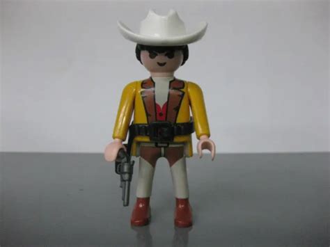 Playmobil Figura Bandido Vaquero Oeste Con Pistola Y Sombrero Eur