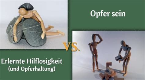 Erlernte Hilflosigkeit Opferhaltung Vs Opfer Sein Good4know De