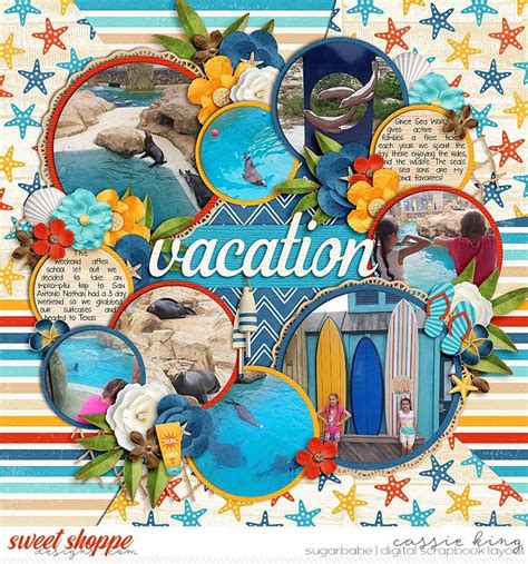 Vacation Vacation Scrapbook Wedding Scrapbook Travel Scrapbook