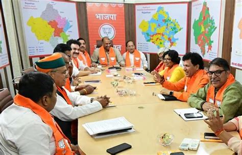 Bjp Core Committee Plans Election Strategy For Rajasthan Thedailyguardian