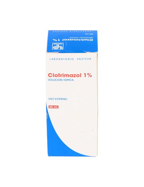 CLOTRIMAZOL 1 SOLUCIÓN TÓPICA 20 ML LABORATORIO PASTEUR