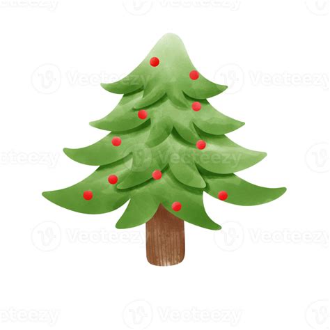 Christmas Tree Decorations With Cherries 24763508 Png