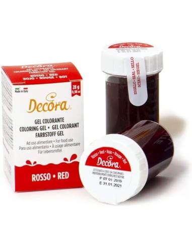 Colorante In Gel Colore Rosso G Decora Acquista Online Al Miglior