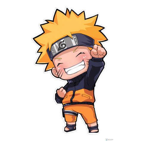 Baby Naruto Decal Dimensions 10 cm