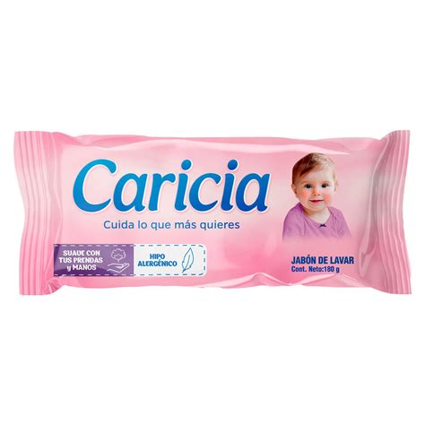 Jabón Para Ropa Caricia Bebe Hipoalergénico 180g Metrope